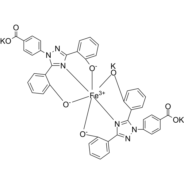 Deferasirox iron complex (deferasirox iron complex) 554445-58-8